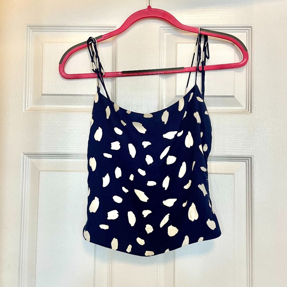 Reformation Dark Blue Sleeveless Top